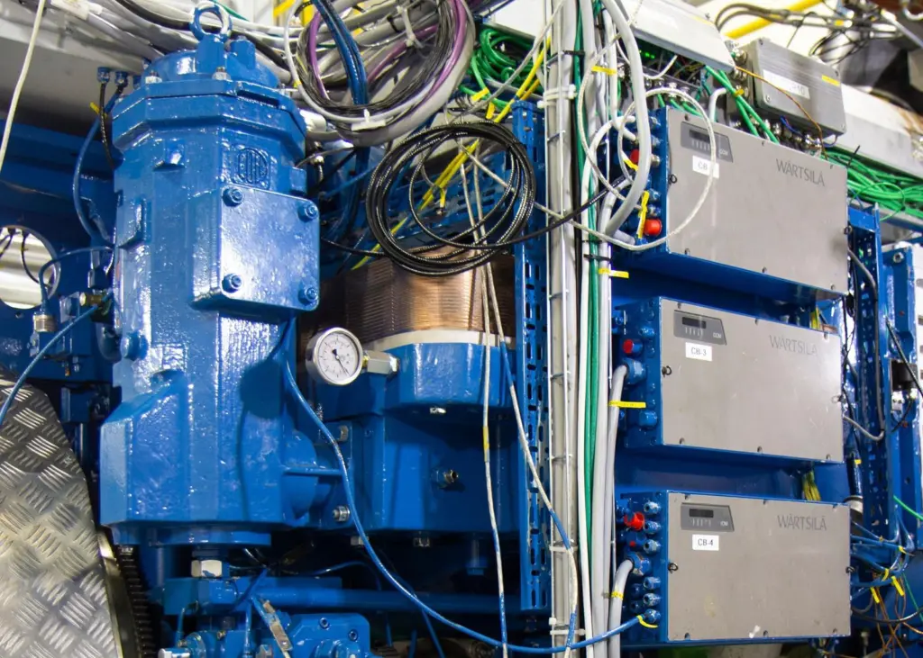 A Wärtsilä test engine at the University of Vaasa VEBIC energy lab (credit: Riikka Kalmi/University of Vaasa)