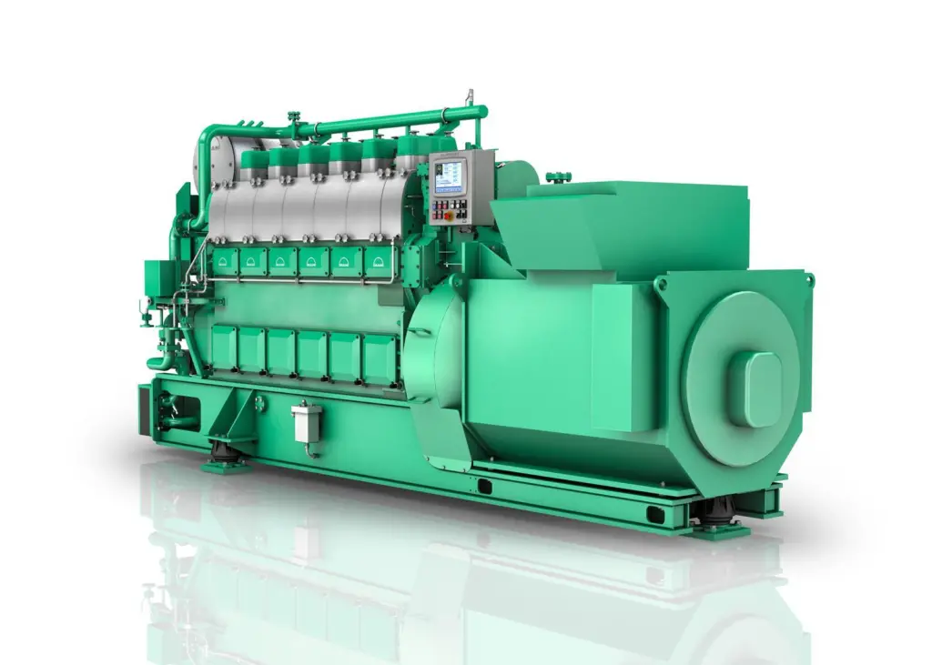 A rendering of the MAN 6L23/30H Mk3 engine (credit: MAN Energy Solutions)