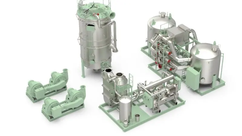Wärtsilä's main components for inert gas and combined inert gas and gas combustion unit system Photo: Wärtsilä Gas Solutions