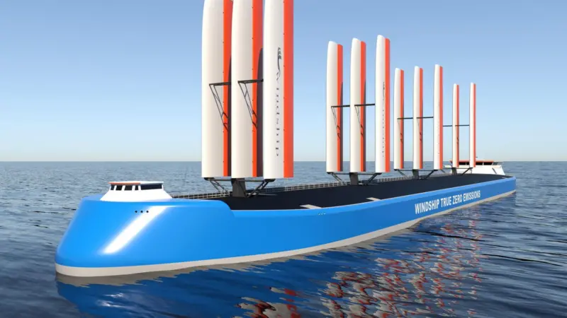 Windship Technology's new zero-emission Aframax design incorporates an innovative diesel-electric ship drive system