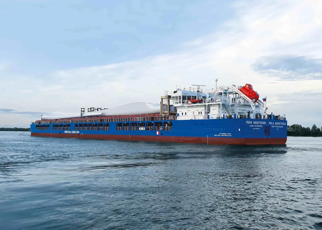 Nine new cargo vessels designed by Marine Engineering Bureau have Schottel propulsion systems Photo: Schottel