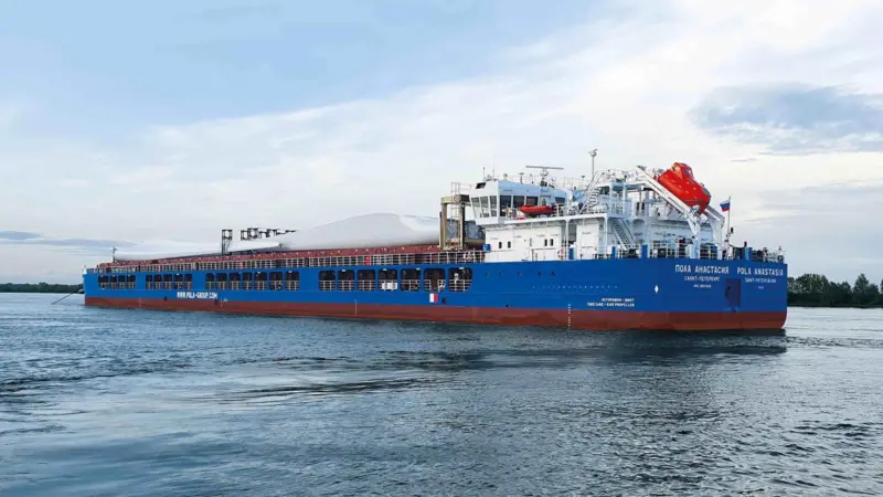 Nine new cargo vessels designed by Marine Engineering Bureau have Schottel propulsion systems Photo: Schottel