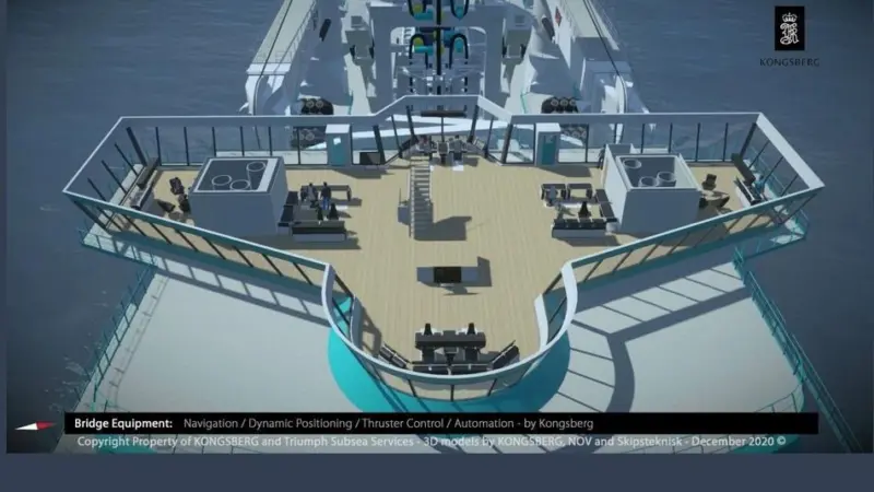 Triumph Subsea Services’ new FDV will represent a major technological shift for the subsea construction market Photo: Kongsberg Maritime