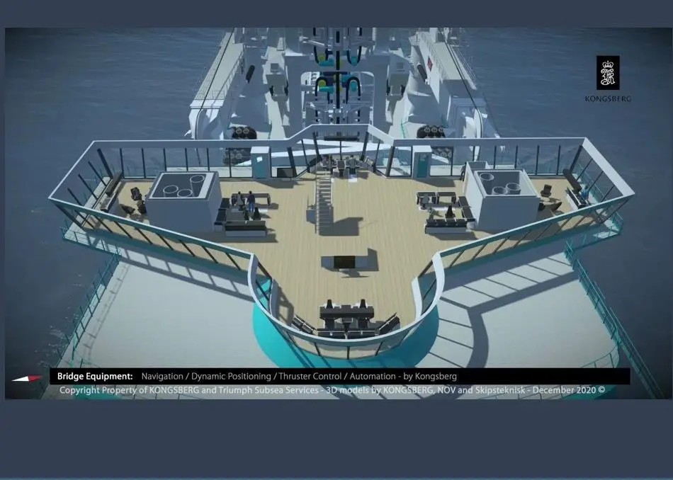 Triumph Subsea Services’ new FDV will represent a major technological shift for the subsea construction market Photo: Kongsberg Maritime