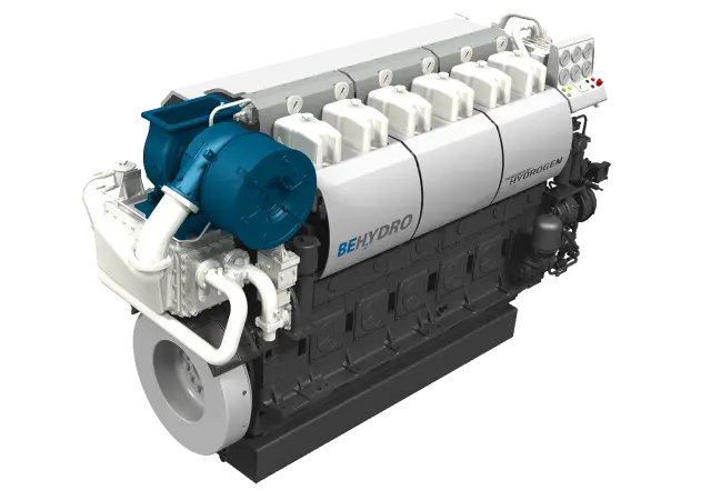BeHydro's hydrogen-capable, dual-fuel prime mover (credit: BeHydro)