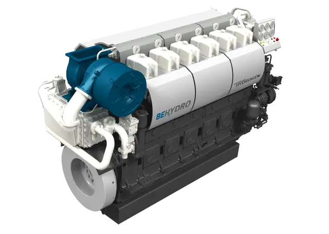 BeHydro's hydrogen-capable, dual-fuel prime mover (credit: BeHydro)