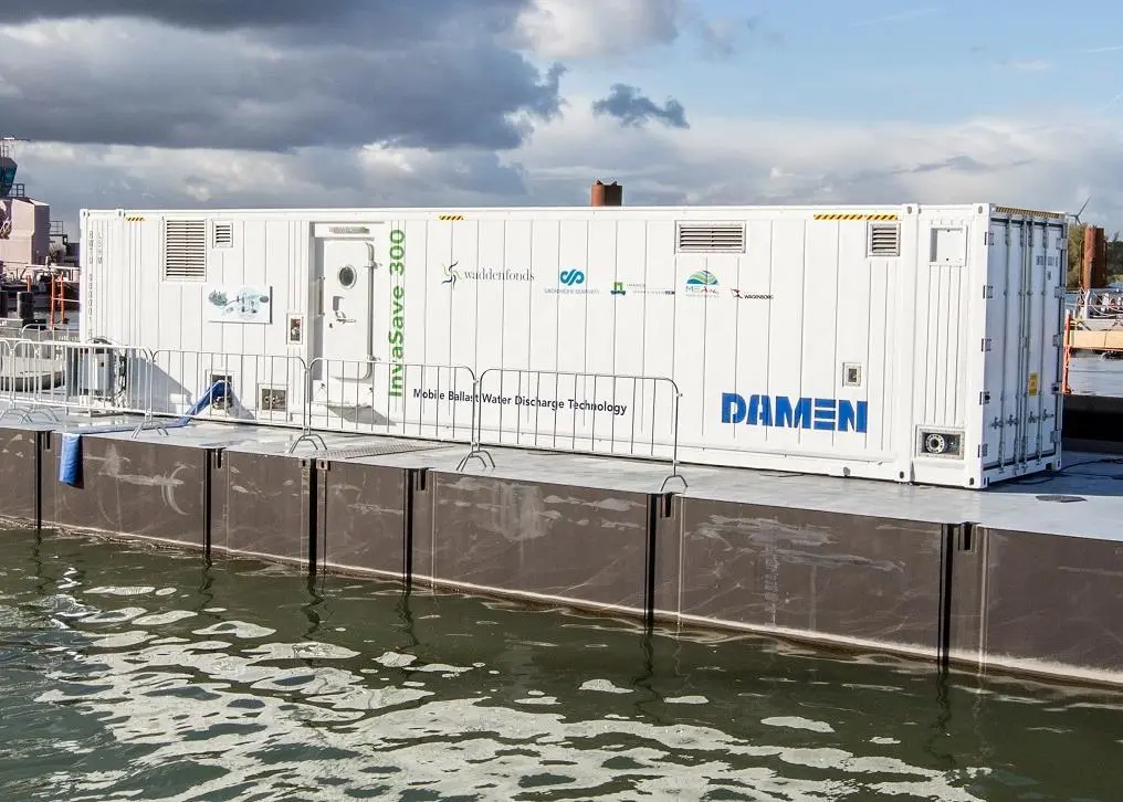 Damen’s portable BTWS will be used by customers in Africa, Asia and Latin America Photo: Damen