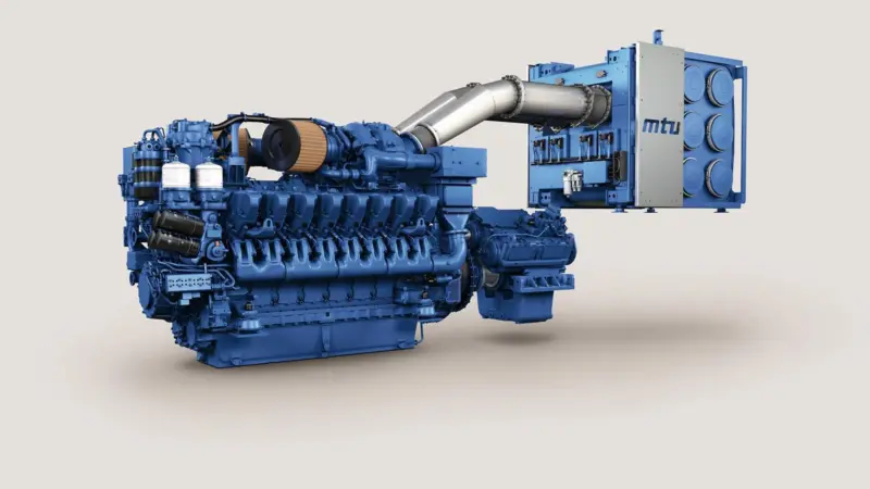 The 16V 4000M65L engine has lowered NOx and particulate emissions without the use of a diesel particulate filter, while achieving improved fuel efficiency and lower CO2 emissions.