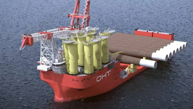 OHT’s newbuild: combining dynamic-positioning with huge transport and lift capacity.(credit: OHT).