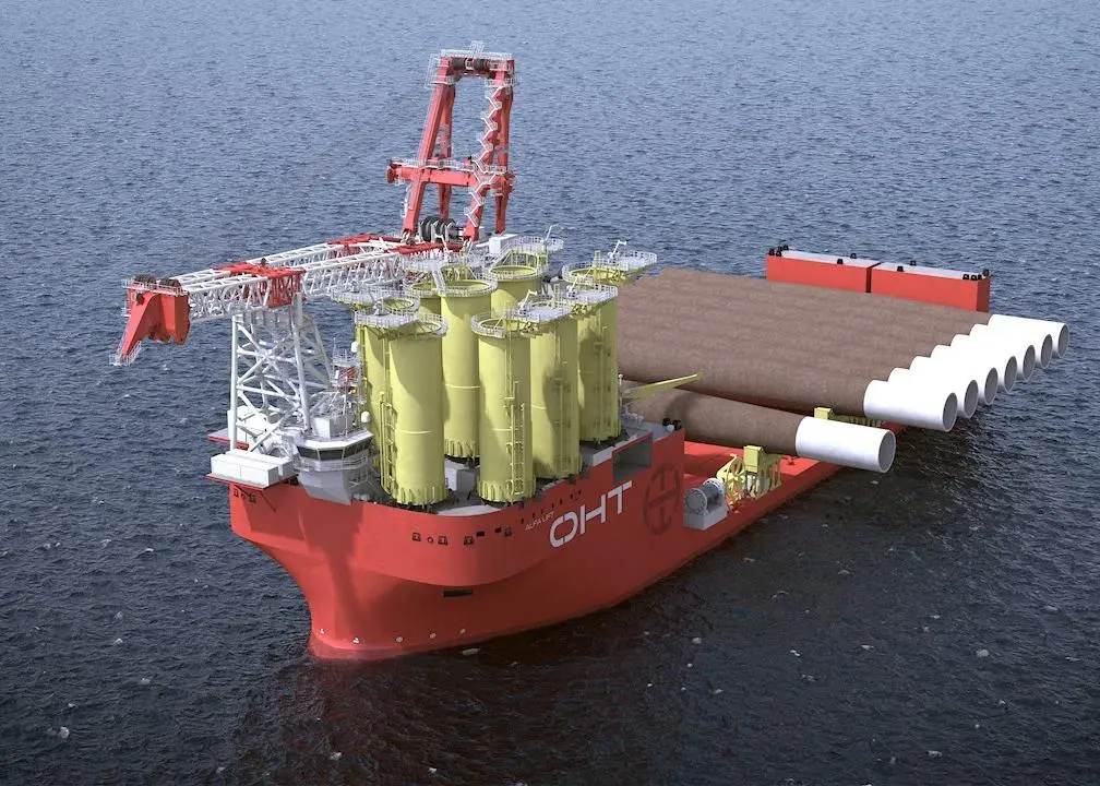 OHT’s newbuild: combining dynamic-positioning with huge transport and lift capacity.(credit: OHT).