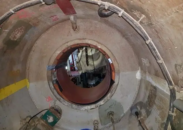 The ElMag system after five years of continuous operation, detail (credit: Sembcorp Marine)