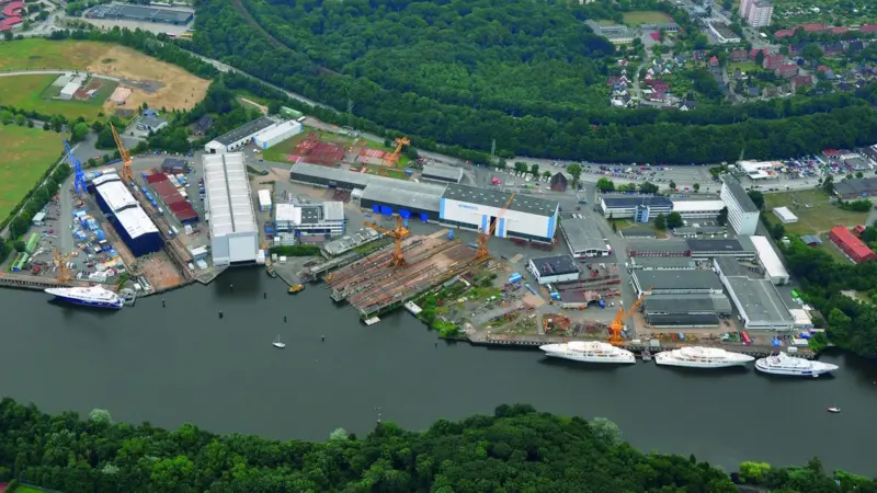 Nobiskrug says it faces an uncertain future but sister yards are positive (Photo Nobiskrug)
