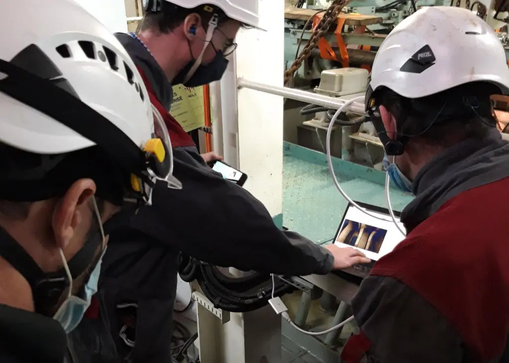 BV tested its AI solution for corrosion detection by an aerial drone in February at the Port of Dunkirk. © Bureau Veritas Marine & Offshore