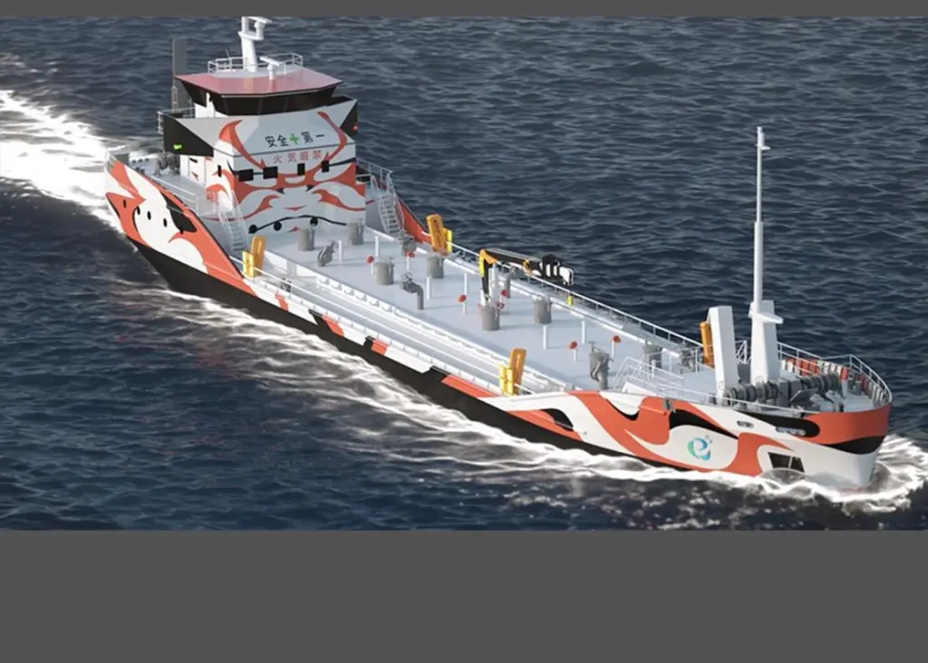 Corvus Energy has already signed the first order for energy storage systems in Japan for the world`s first fully-electric coastal tanker to be operating for Japanese Shipowner Asahi Tanker Photo: E5 Lab Inc