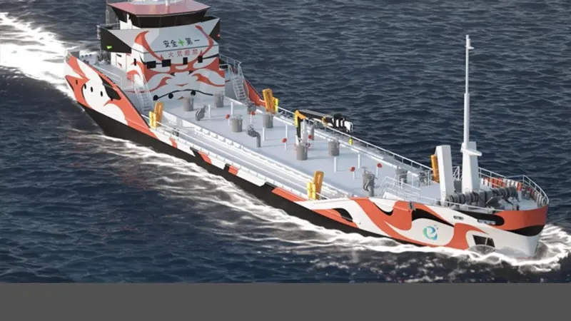Corvus Energy has already signed the first order for energy storage systems in Japan for the world`s first fully-electric coastal tanker to be operating for Japanese Shipowner Asahi Tanker Photo: E5 Lab Inc