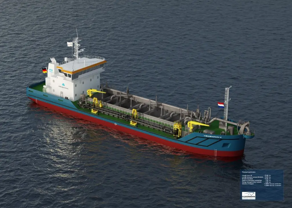 The new TSHD for Detlef Hegemann Aktiengesellschaft will be fitted with Schottel RudderPropellers Photo: Schottel
