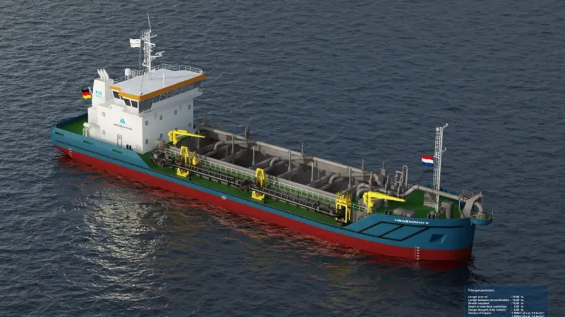 The new TSHD for Detlef Hegemann Aktiengesellschaft will be fitted with Schottel RudderPropellers Photo: Schottel