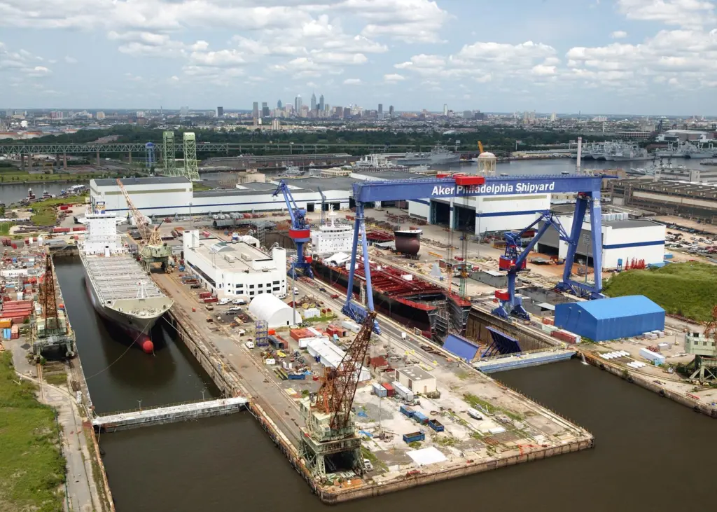 Philly Shipyard will receive $720,000 under the Small Shipyard scheme to revive its apprentice training scheme (credit: Philly Shipyard)