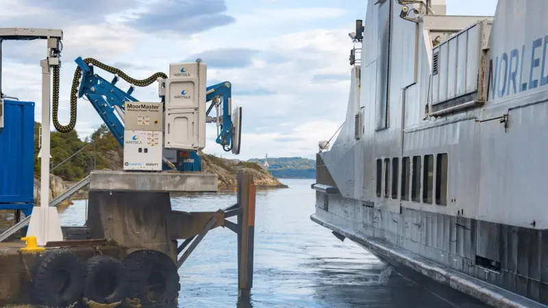 Wärtsilä's wireless charging system (credit: Wärtsilä)