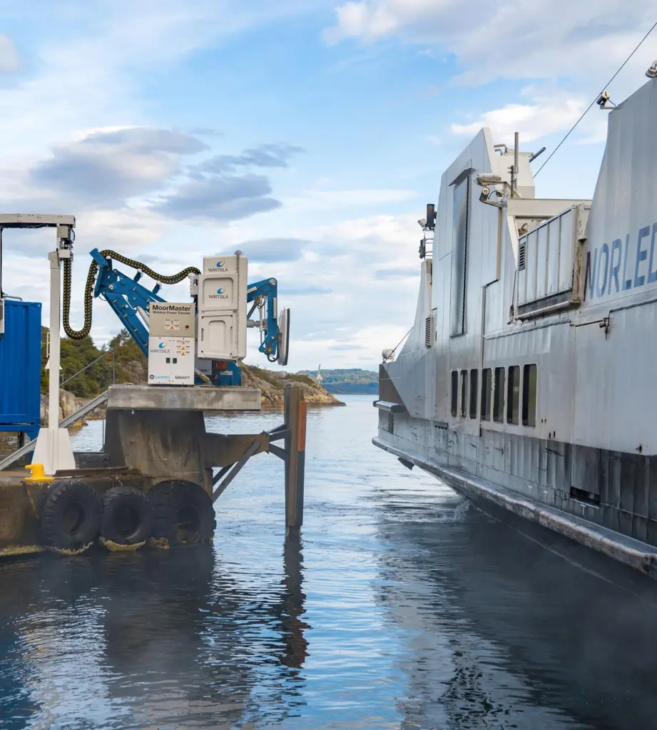 Wärtsilä's wireless charging system (credit: Wärtsilä)