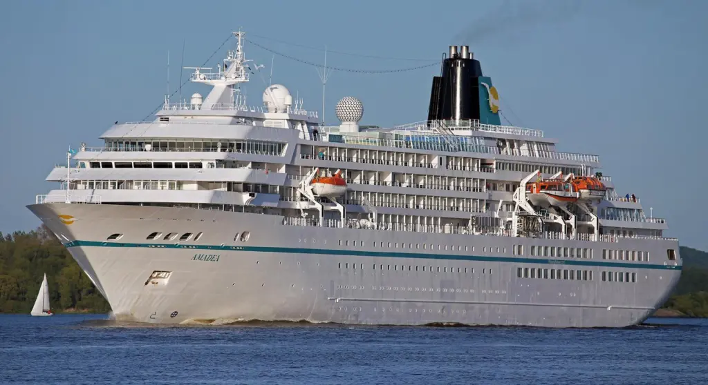 MS Amadea was built by Mitsubishi Heavy Industries in Japan in 1991. (credit: Bernard Schulte Cruise Services)