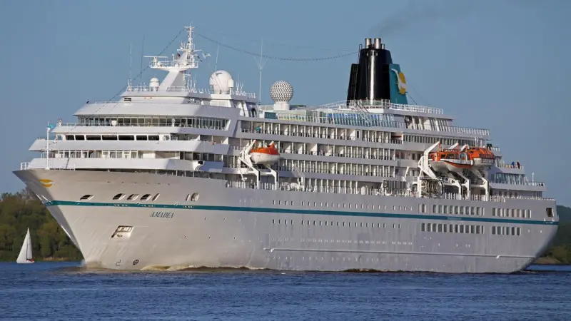MS Amadea was built by Mitsubishi Heavy Industries in Japan in 1991. (credit: Bernard Schulte Cruise Services)
