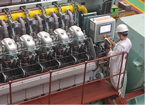 HHI-EMD announced its HiMECS engine control system had been successfully tested during the sea trial of a dual-fuel crude oil tanker. (credit: HHI)