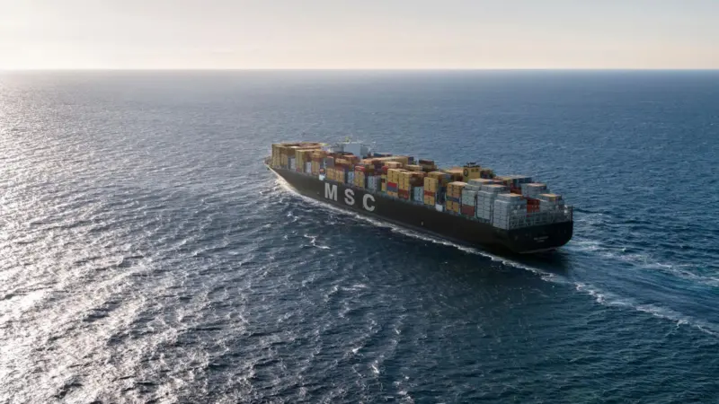 MSC confirmed an order for 11 x 15,300-teu newbuildings on 11 May 2021. (copyright: MSC)