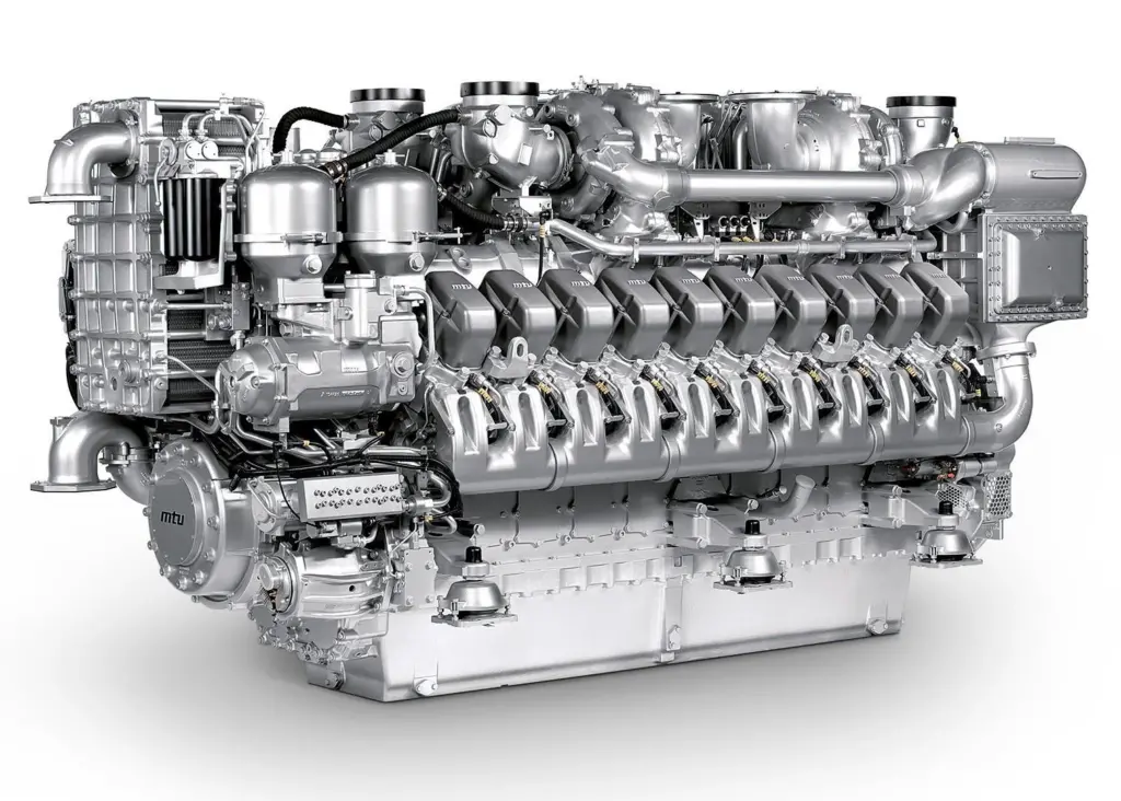 The mtu 20V 4000 marine engine (credit: Rolls-Royce)