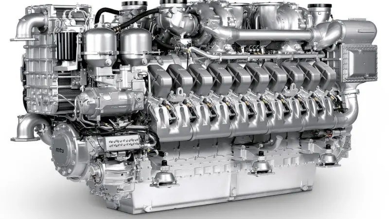 The mtu 20V 4000 marine engine (credit: Rolls-Royce)