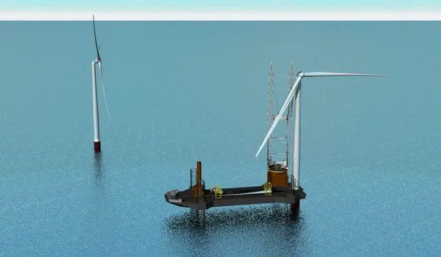 NETSCo and Keppel AmFELS are developing Jones Act-compliant wind turbine installation vessel (WTIV) designs. (credit: NETSCo)