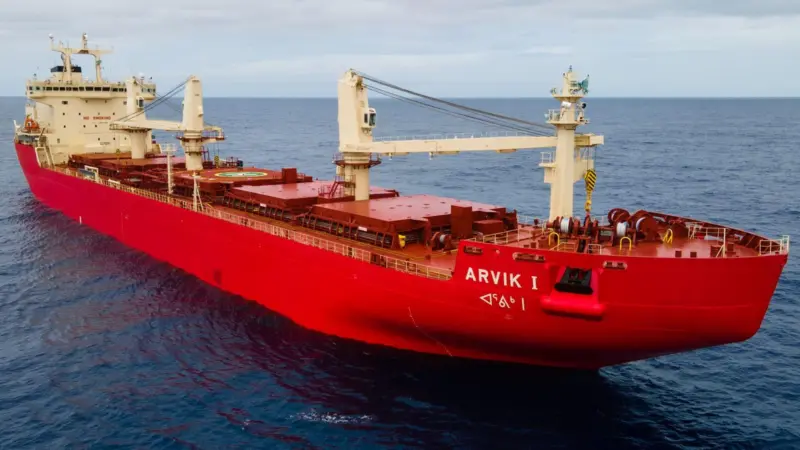 Arvik I builds on Fednav’s expertise in developing ships to serve remote mining operations in the Canadian Arctic (credit: SR Photography).