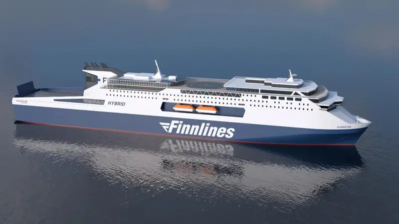 Finnlines has ordered air lubrication for two ropax newbuildings