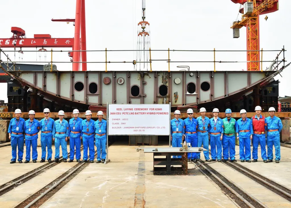 Half of UECC’s fleet will soon be eco-friendly hybrids Photo: UECC