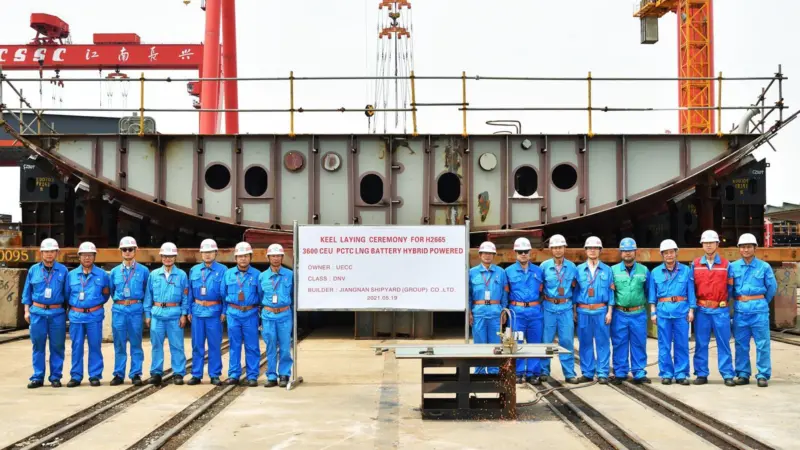 Half of UECC’s fleet will soon be eco-friendly hybrids Photo: UECC