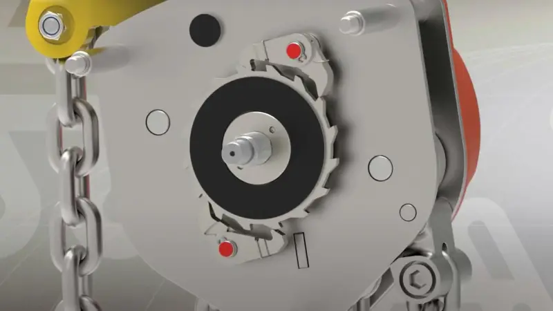 William Hackett's patented Quad Pawl technology.