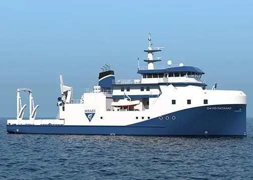 R/V David Packard. (Image credit Glosten © 2021 MBARI)