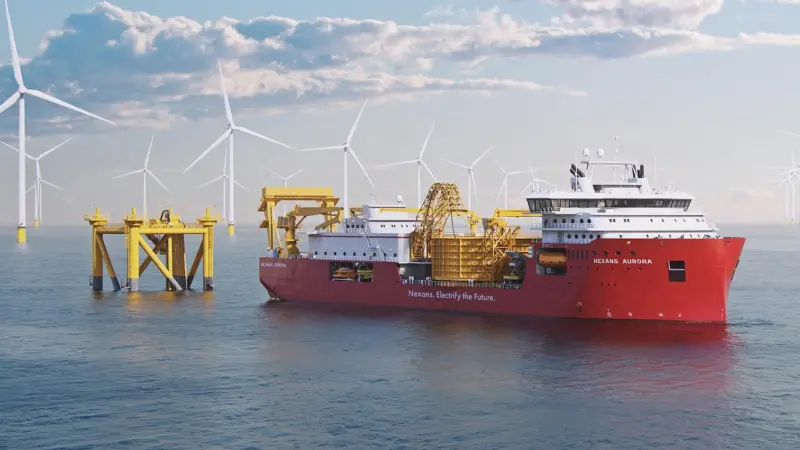 The ‘Nexans Aurora’ Photo: Ulstein Verft