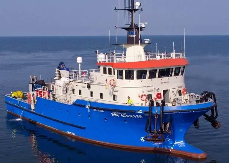 The Danish Maritime Authority authorised RINA to certify the HBC Achiever after the remote surveys.