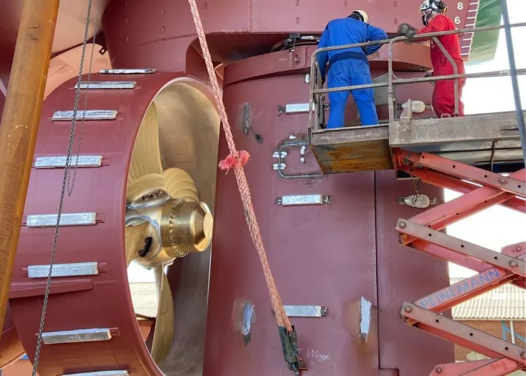 Shipyard Ferus Smit and Arklow Shipping opted to fit Van der Velden BARKE high-lift flap rudders to its series of 8,500dwt singledeckers.