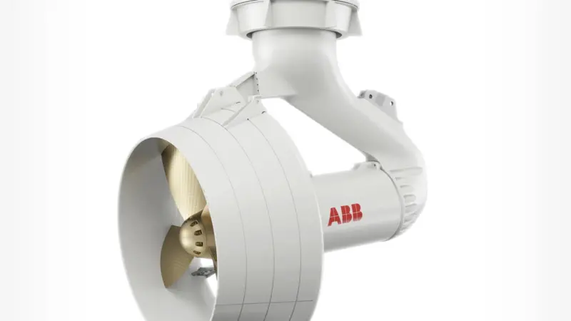 The new transloader has two Azipod CZ-series, nozzled propulsion units. (credit: ABB Marine).