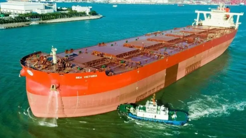 The Vale-chartered 324,300dwt Sea Victoria is the first VLOC to be equipped with air lubrication equipment.