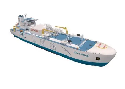 The ‘Ballast-Water-Free’ LNG bunker and feeder vessel design Photo: GTT
