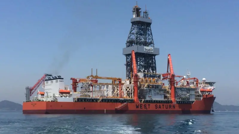 Seadrill’s high-spec 6th generation 'West Saturn' drillship will be fitted with Fuelsave's solution FS MARINE+ Photo: Fuelsave/Seadrill