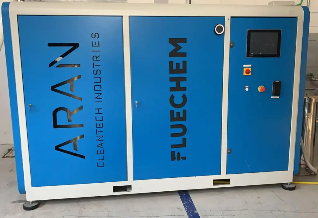 Fluechem Director, Niall Roberts said: “We see this partnership with ARAN as a major step forward in achieving our goal of installing a fully operational system on a ship by the end of the year.”