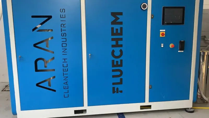 Fluechem Director, Niall Roberts said: “We see this partnership with ARAN as a major step forward in achieving our goal of installing a fully operational system on a ship by the end of the year.”