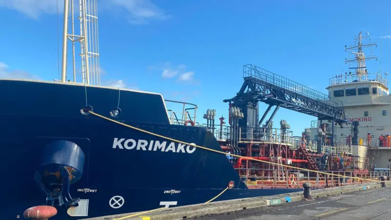 The Korimako began deliveries of IMO-compliant low-sulphur fuel at Port of Tauranga in May. (credit: ExxonMobil)