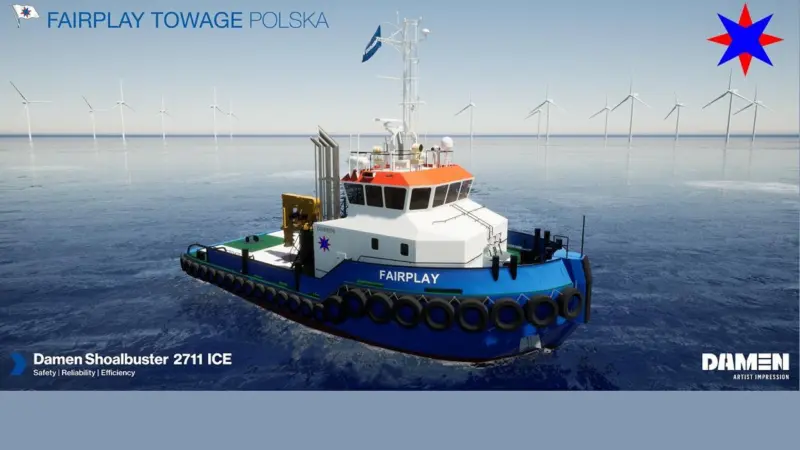 Damen is building the first Shoalbuster with ice class Photo: Damen Shipyards Group
