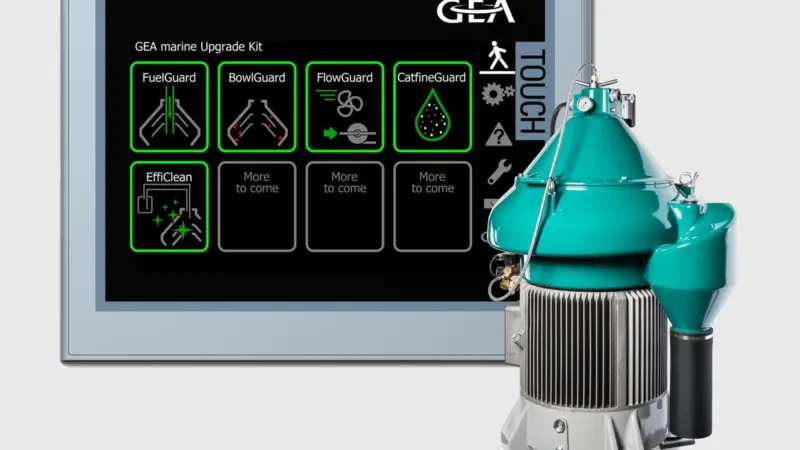 GEA marine separator prime is available for existing OSE separators via an upgrade kit (Photo: GEA)