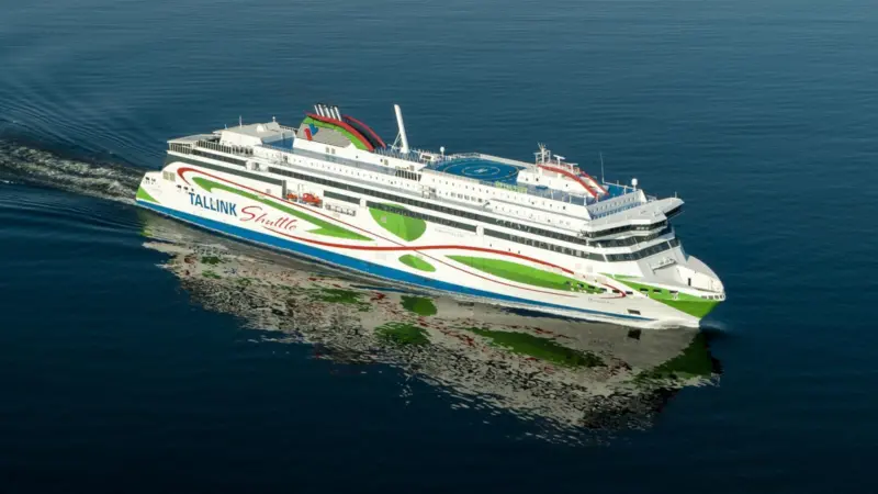 Tallink’s 'Megastar' will be retrofitted for shoreside connectivity Photo: ABB